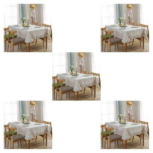 Destyer Cotton Table Cover Easy Care And Wide Application Reliable Choice For Everyday linen 90*90CM 5Set