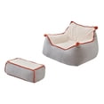 thumbnail image 4 of Puf,Puf Niños Adultos con Relleno Incluido,Sofá perezoso Sofá tipo puf Sofá otomano acogedor,Sofá decorativo Sillas tipo puf para adolescentes,Sofá de suelo Puf Sofá Gris Con Reposapiés, 4 of 10
