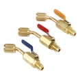 thumbnail image 1 of Valve à Bille pour Climatisation, Valve à Bille Compacte à Étanchéité Forte pour Réfrigérant pour Tuyaux de Chargement de Réfrigération R410A R134A, 1 of 8