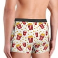 thumbnail image 3 of Goofa Popcorn Printed Men's Boxer Briefs Underwear, Moisture-Wicking Underwear, Trunk,Soft and Breathable Cotton Underwear-, 3 of 9