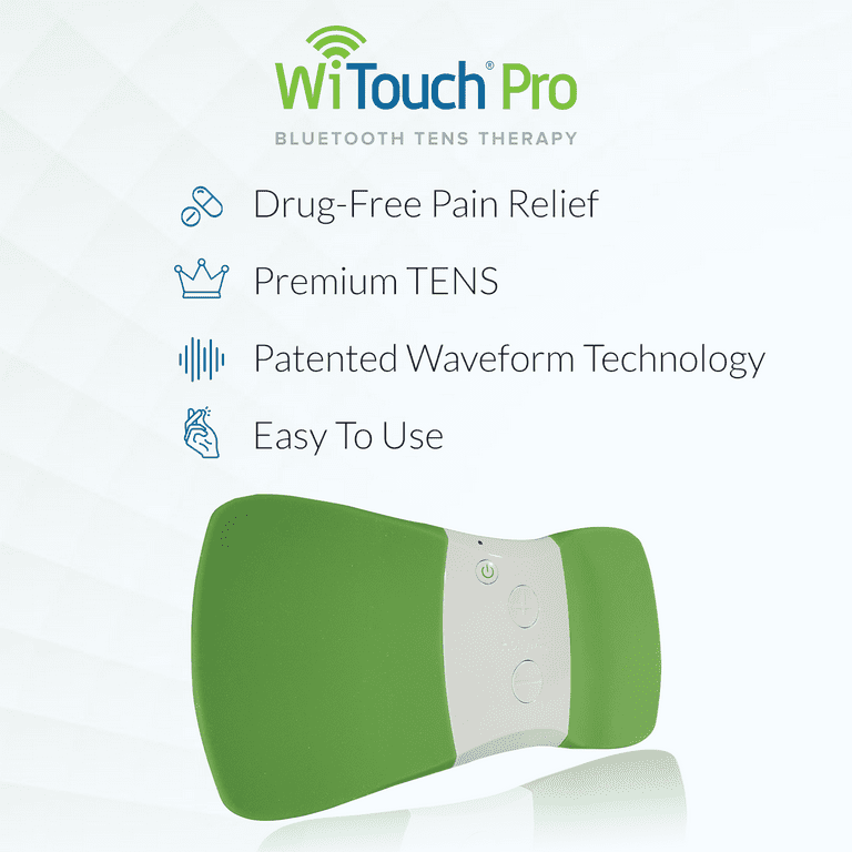 WiTouch Pro TENS Unit for Back Pain Relief soothes discomfort in lower,  mid, & upper back » Gadget Flow