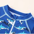 thumbnail image 5 of Boys Swimwear Long Sleeve Rash Guard Print Swimsuits For Baby Toddler Beach Pool Swimming Sun Outfit Summer Bathing Suit, 5 of 6