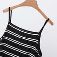 thumbnail image 5 of Jamicy Tank Tops for Women Stripe Print Cami Top Y2k Spaghetti Strap Backless Crop Tank Aesthetic V Neck Sleeveless Slim Fit Going Out Tops, 5 of 9