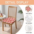 thumbnail image 2 of Strawberry Plants Fruit Seat Covers for Dining Room Chairs Set Of 4,Stretch Printed Washable Chair Seat Cover with Elastic Ties and Button,Removable Waterproof Couch Cushion Covers, 2 of 6