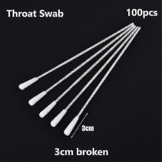 100pcs Nasal Swab Individual Self Test Sterile Nasopharyngeal Swab Sterile Swabs