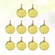 thumbnail image 5 of 20pcs suministros colgantes de joyería de bricolaje bandejas de joyería redonda kit de cubiertas collar hecho a mano accesorios chian (18 mm), 5 of 5