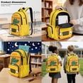 thumbnail image 3 of DISNIMO Crocodile School Bus Printed Backpack for Girls, 3PCS Boys Backpack with Lunch Box & Pencil Pouch, Lightweight School Bag for Preschool Elementary Students, 3 of 7