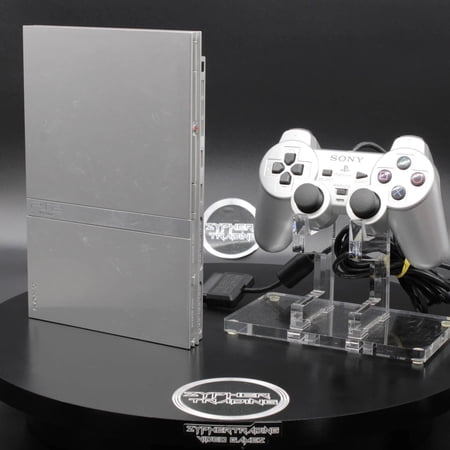 Sony PlayStation 2 Slim Console [Silver] | Cables DualShock 2 | 2007 | Tested