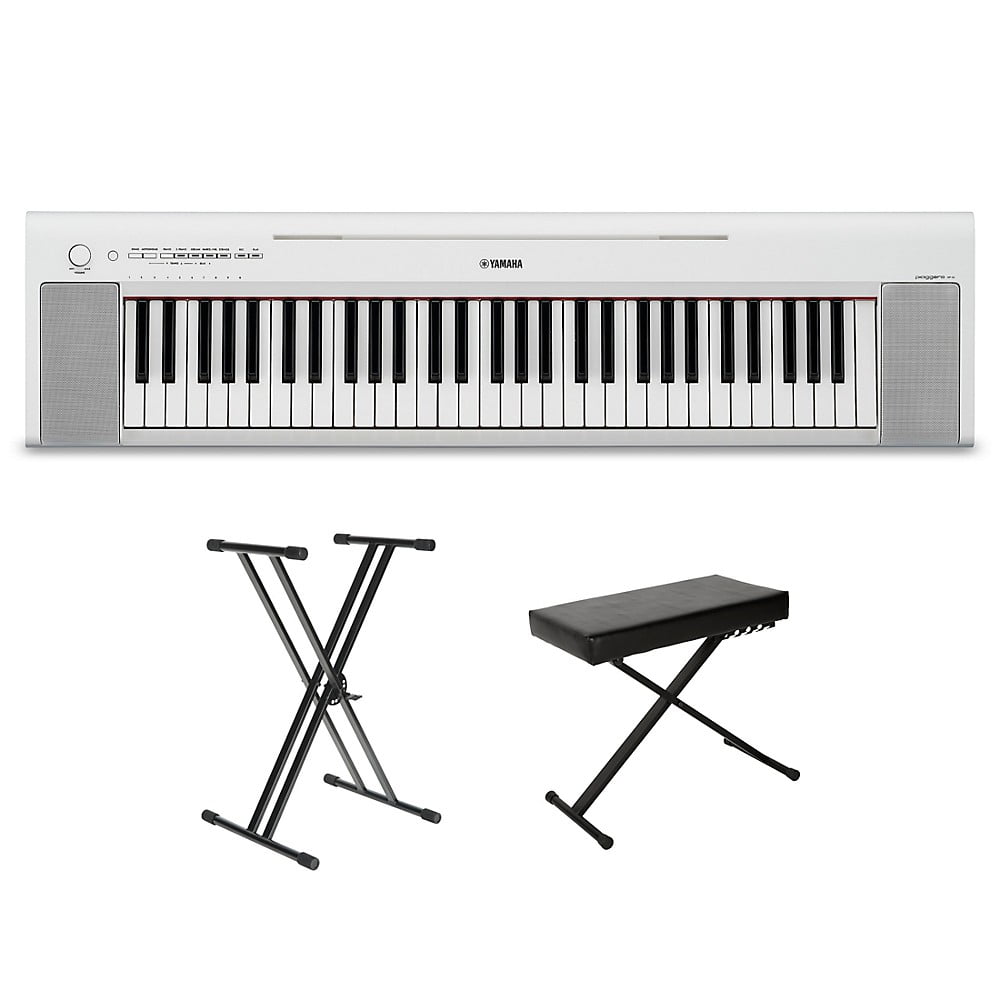Yamaha NP32 76-Key Lightweight Portable Keyboard, White - Walmart.com