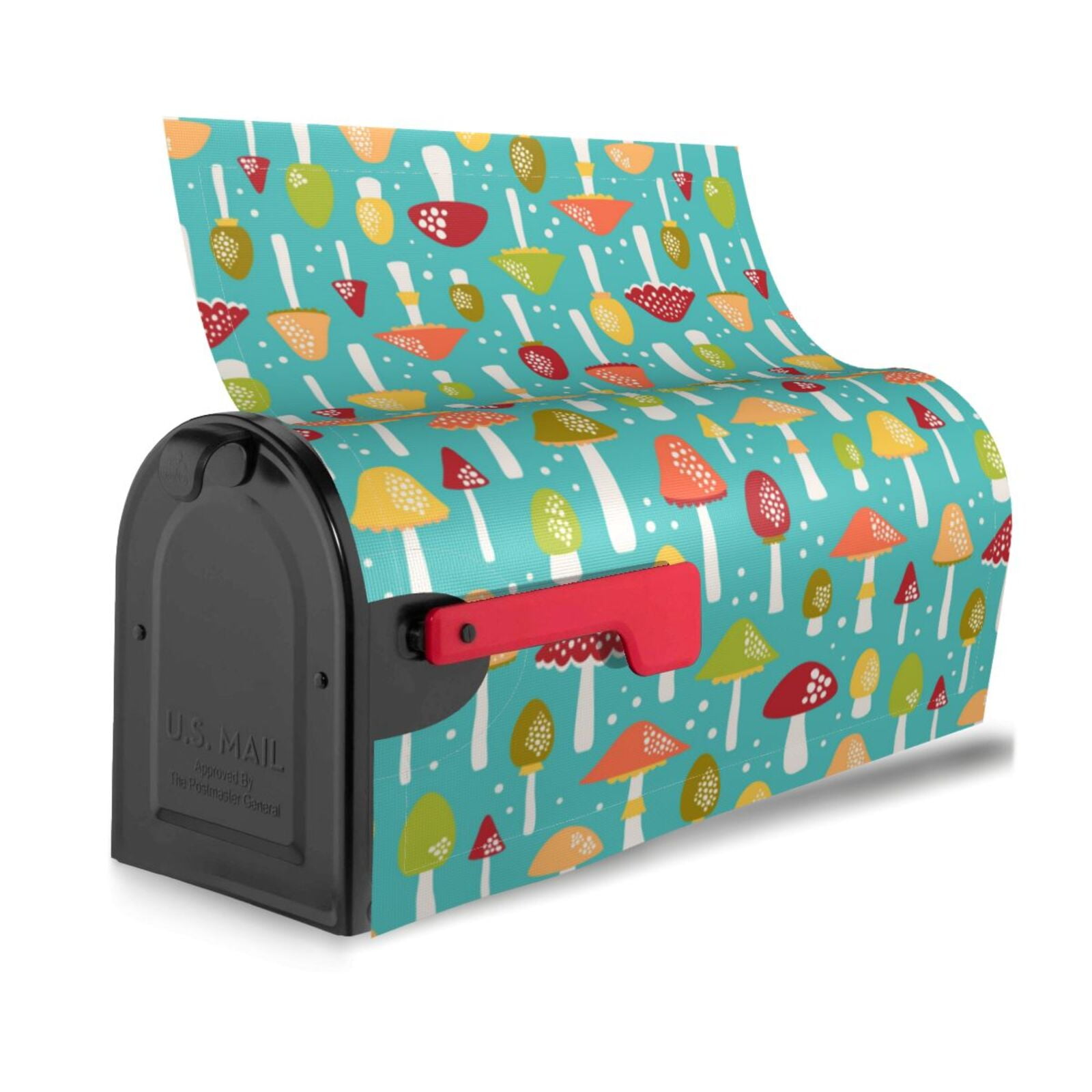 Dujiea Red Barn & Cows Magnetic Mailbox Cover - Waterproof Standard Size 21x18 Inch, Seasonal Yard Decor - View #10