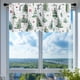 thumbnail image 5 of Cortinas cortas del bosque de Navidad, sombra de cocina, bolsillo de varilla, XXL 140*70cm, 5 of 6