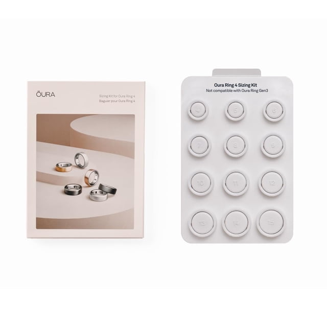Kit de tallas OURA Ring 4: encuentra la talla perfecta antes de comprar