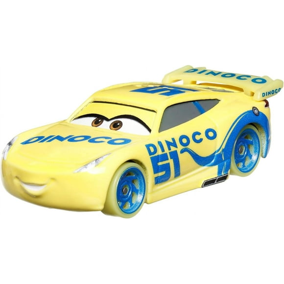 Disney Pixar Cars Glow Racers - Dinoco Cruz Ramirez - Cars Metal