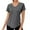 Black, variant on Women's Short Sleeve Workout Shirts Loose Fit V-Neck Exercise T-Shirt Workout Top Yoga Gym Sport Tops