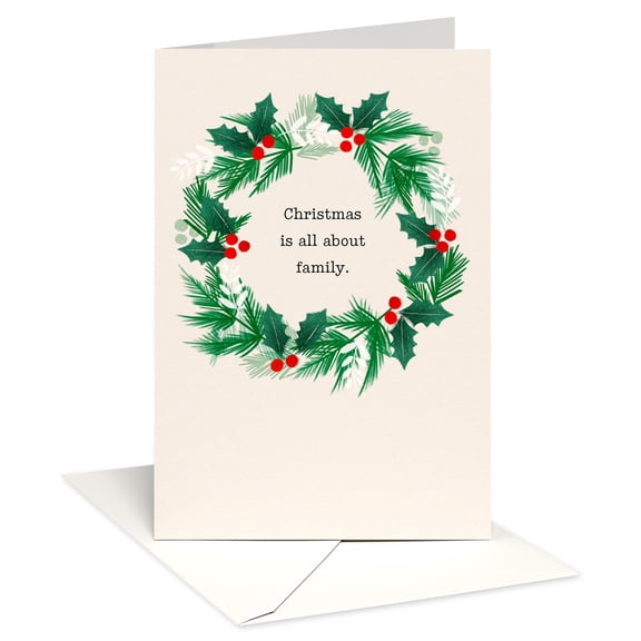 American Greetings Christmas Card for Family (Especially wonderful family like you)