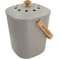 thumbnail image 1 of Reotemp Bac à Compost de Cuisine en Fibre de Bambou, Gris, 3 Litres, 1 of 4