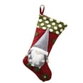 thumbnail image 2 of HomeDM Christmas Socks Decoration 3D Xmas Fireplace Hanging Stockings Bags with Santa Claus for Kids Gift Family Holiday Party Tree Decorations, 2 of 2