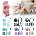 thumbnail image 4 of Pilates 7-Piece Set - Complete Home Workout Kit with Resistance Bands & Silicone Stretch Bands for Total Body Fitness, 4 of 9