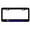 black/line blue, variant on Pitbull Mom with Paw Prints(Dog Lovers) Style Heavy Duty Metal License Plate Frame Personalised/Car Accessories Car Tag Holder Cover (Black/line Blue)
