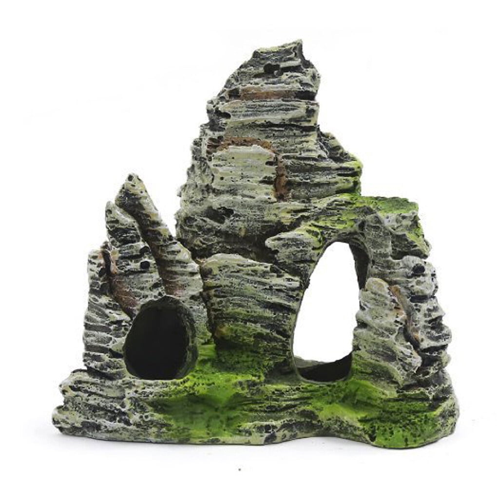 Mountain View Aquarium Rockery Hiding Cave Rockery Aquarium Fish Tank Tree Fish Tank Ornament Decoration