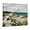 B, variant on XaaKee Art Prints Morning Fog Impressionist Seascape Serene Beach Scene Canvas Wall Art Coastal Landscape Wall Print Inner Framed 1812Inch