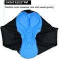 thumbnail image 3 of EZGO Men Women XL Cycling Bike Shorts 100% Silicone Gel Padded Breathable Unisex Bicycle Underwear Short, Blue, 3 of 6