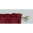 thumbnail image 3 of 1 Single Panel Solid Foam Backing Lined Room Darkening Blackout Window Curtain Panel Treatment Drape Rod Pocket Matte in Different Sizes 84", BURGUNDY R64, 3 of 3