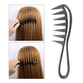 thumbnail image 4 of Cepillo para el cabello desenredado de diente ancho gris Salvador peine de peluquería, 4 of 10