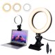 thumbnail image 1 of Anillo de luz LED Selfie de 8 pulgadas con abrazadera USB operado 3 TFixol  Luz de relleno, 1 of 7