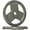 1-Inch Center (Standard), variant on BalanceFrom Tri-Grip Cast Iron Plate Weight Plate for Strength Training, Weightlifting and Crossfit, 1-Inch or 2-Inch, Standard or Olympic 2.5-45lbs, Multiple Options