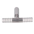 thumbnail image 3 of Stainless Steel Barb Tee, Sturdy Clean Fine Workmanship Stainless Steel Hose Barb Tee 8mm Dia Rust    for Liquid, 3 of 8