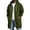 Army Green, variant on LNZGNM Hoodies for Men Zip Up Loose Fit Casual Fall Sweatshirts, Fashionable Drawstring Long Sleeve Top Coat with Pockets, Army Green (XXXXXL)