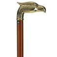 thumbnail image 3 of Premium Brass Eagle Handle Cane - Patriotic Design with Solid Beechwood Shaft, Classic Brown Stain, Perfect Gift for Any Occasion, Realistic Eagle Detail and Functionality, 3 of 5