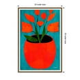 thumbnail image 5 of Amanti Art Red Blossoms Framed Canvas Wall Art Print, 5 of 9