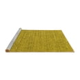 thumbnail image 2 of Ahgly Company Machine Washable Indoor Rectangle Oriental Yellow Industrial Area Rugs, 5' x 7', 2 of 4
