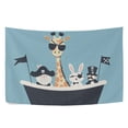 thumbnail image 6 of Yayeee Tapestry Wall Hanging for Bedroom 60" x 40" Living Room Home Wall Art Decor, Pirate Animals, 6 of 7