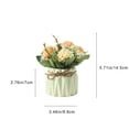 PRINxy Simulation Potted Plastic Artificial Flowers Simulation Flower