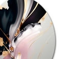 thumbnail image 3 of Designart "Transcending Complexity in Gold and Black" Abstract Metal Round Wall Decor, 3 of 5