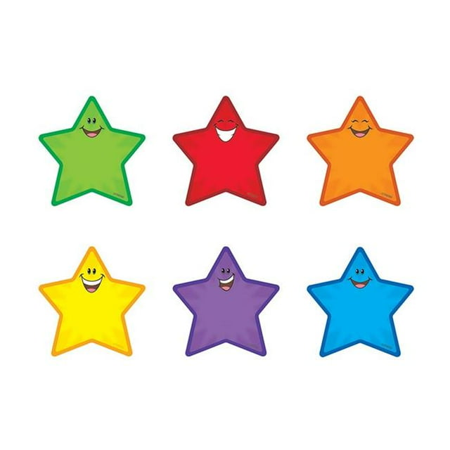 Trend Entreprises T-10801-6 Étoiles & Mini Variété Pack Mini Accents - Pack de 6