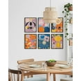 thumbnail image 6 of HAUS AND HUES Framed Abstract Wall Art- Set of 6 Famous Artist Paintings, Abstract Colorful Wall Art, Geometric Wall Decor, Hilma af Klint Gallery Wall Set, Framed Painting Set (11x14, Framed Black), 6 of 6