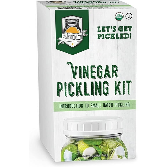 Fermentaholics Vinegar Pickling Kit - Homemade Pickles and More Made Easy
