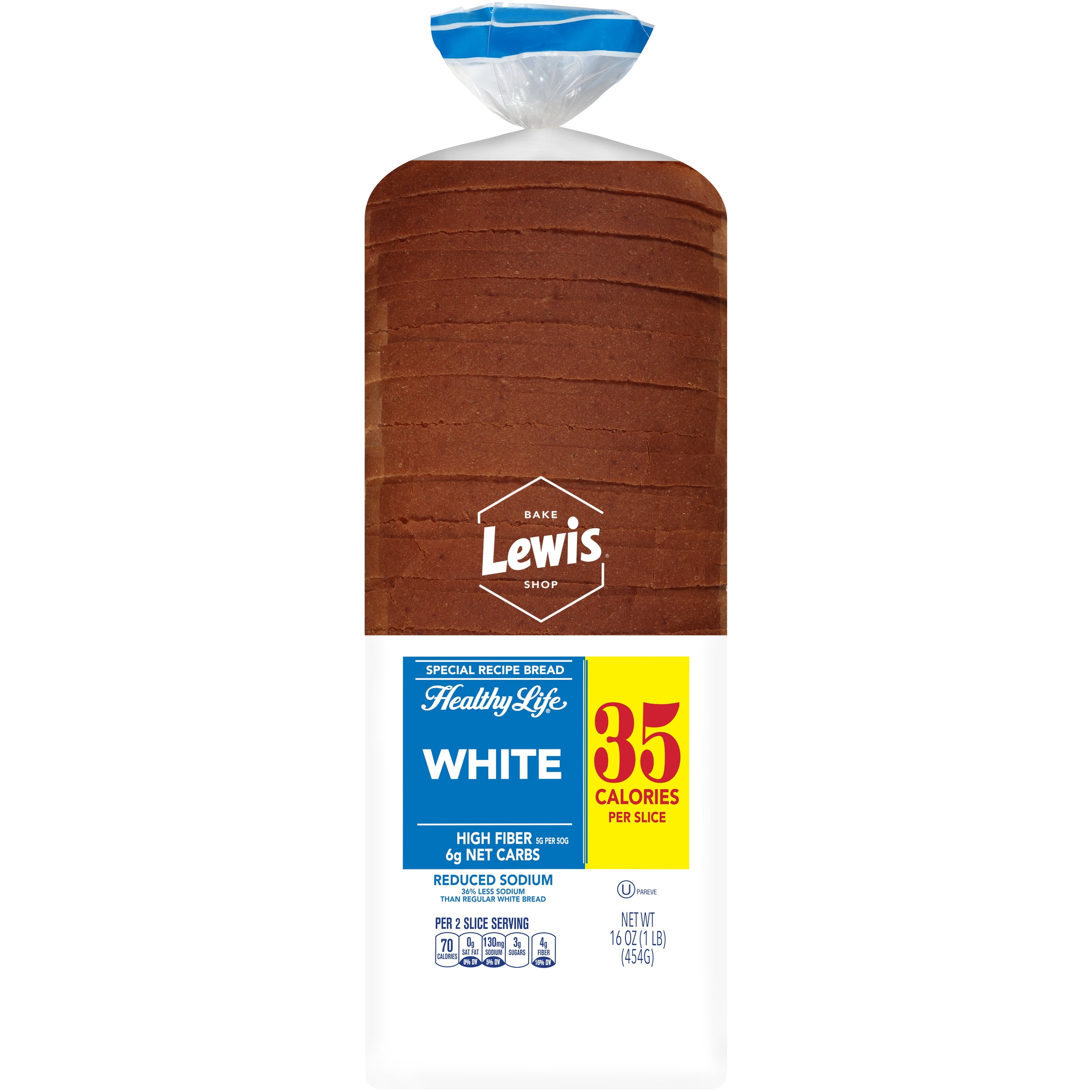 Lewis Bake Shop Healthy Life Special Recipe White Bread 16 Oz