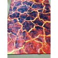 thumbnail image 3 of Volcano Floor Rug C942 - Hot Lava Rug (47'x70')=120x180cm, 3 of 8