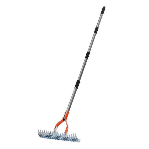 Belro Versatile Rake Thatch Rake, 15-Inch Lawn Thatching Rake, Robust Rake, Steel Metal Rake ...