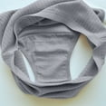 thumbnail image 5 of LYEAA 100% Cotton Underwear for Women Brief High Waisted Soft Cool Breathable Comfort Solid Daily Panties Full Fashionable Underpants Gray L, 5 of 7