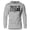 Sport Grey, variant on GYMISH Too Fit To Quit Lightweight Long Sleeve Hooded T-Shirt for Men – Funny Gym Hoodie, Athletic Workout Shirt for Lifters & Fitness Lovers