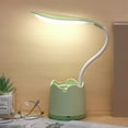 thumbnail image 4 of Desk Lamp for Home Office Dorm, Touch Desk Light with 3 Color Modes Flexible Gooseneck, Rechargeable, Dimmable Table Lamp with Pen Phone Holder, Eye-Caring Small Desk Lamps for Bedroom Reading, 4 of 7