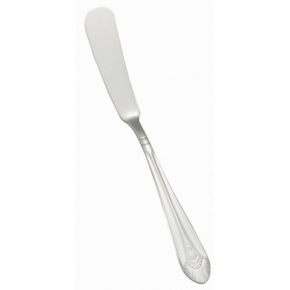 Winco 0031-12 Peacock S/S Butter Spreader - Dozen