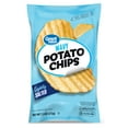 thumbnail image 2 of Great Value Lightly Salted Wavy Potato Chips, 7.5 oz, 2 of 9