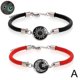 thumbnail image 2 of Pulseras románticas luminosas de sol y luna para mujer, tejidas a mano y ajustables., 2 of 5